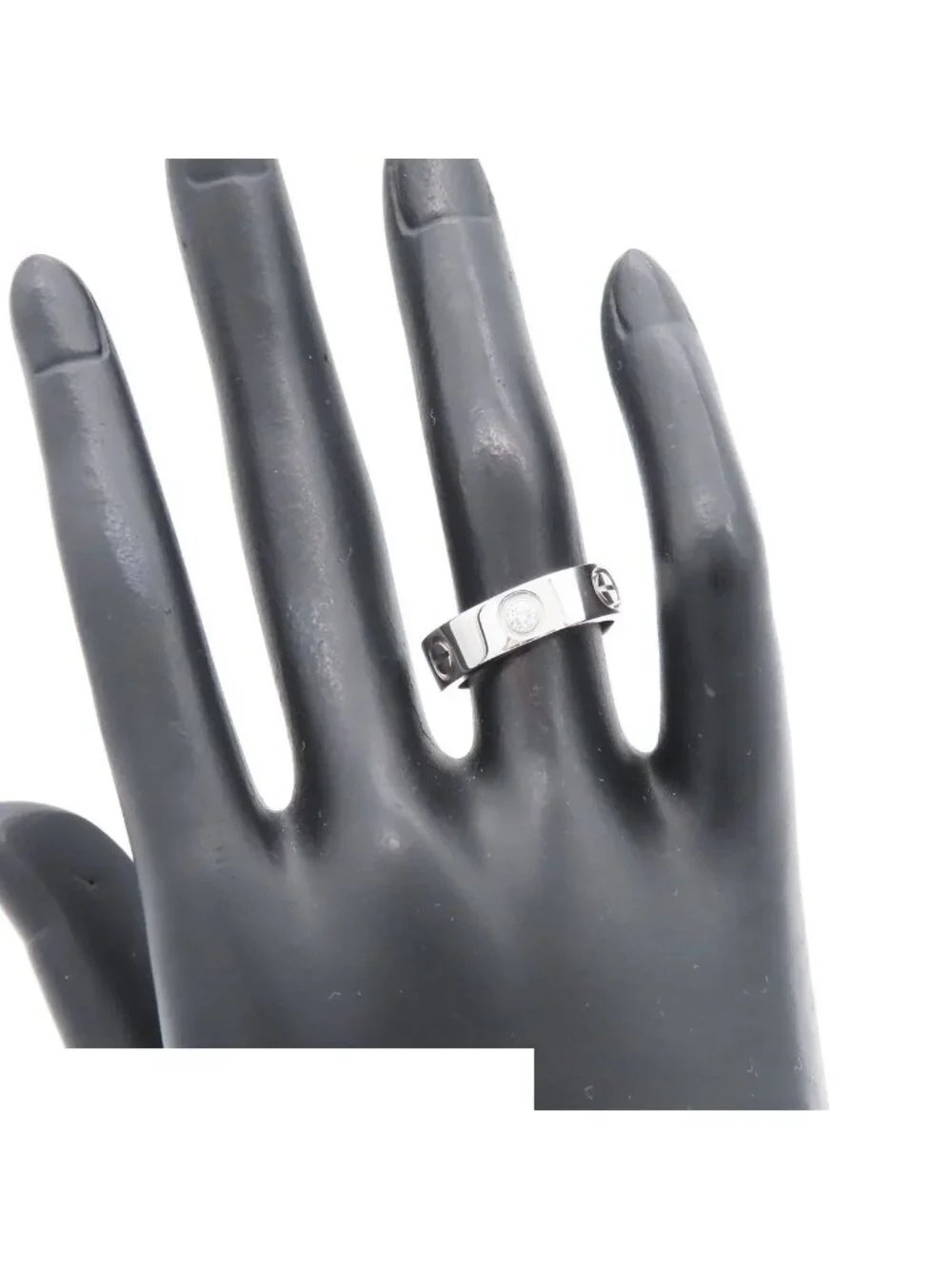 Cartier Love Ring Platinum Diamond Classic Model Wedding